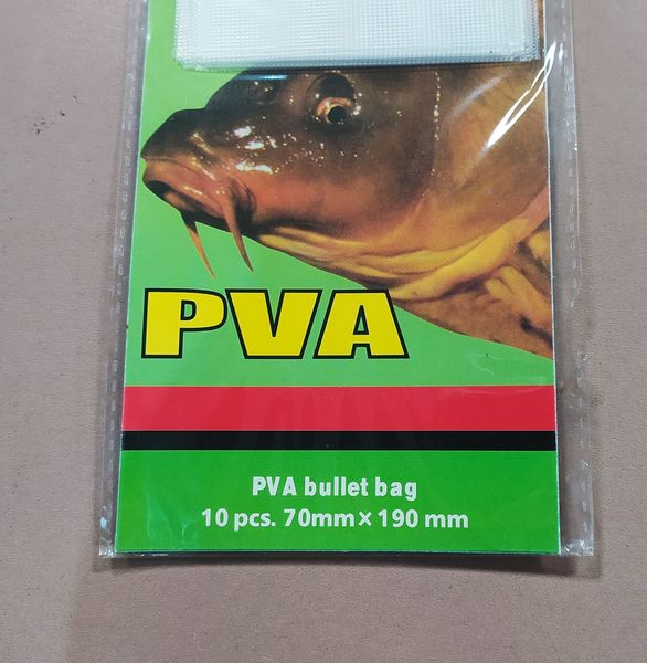 Рибальський ПВА (PVA) пакет 70 х 190 мм 10шт/уп Yong Sheng YS_PP719 фото
