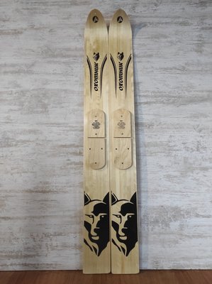 Лыжи охотничьи "Охотник" Длинна155 ширина 15 см (деревянная скользящая поверхность) 14079 фото