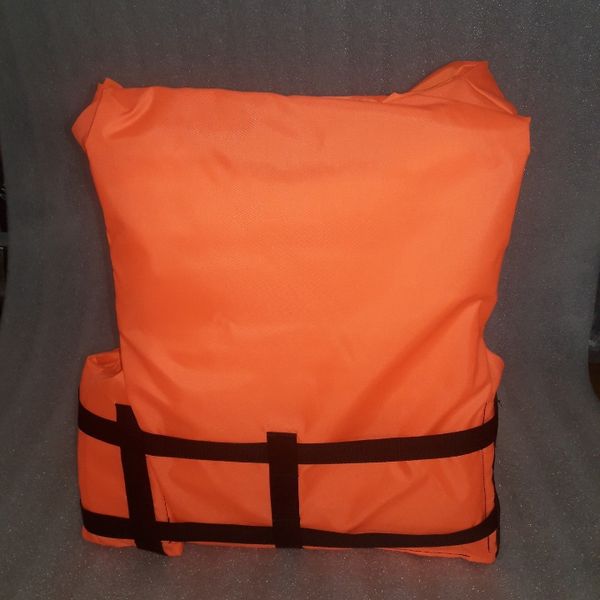 Жилет взрослый спасательный страховочный Fishmaster 120-160кг оранжевый арт. ZS-120160-O ZS-120160-O фото