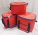 Комплект Сумок холодильников (термо сумка) 3 в 1 оранжевый Fishmaster 12, 18 и 30 литров FXM-121830 фото 1