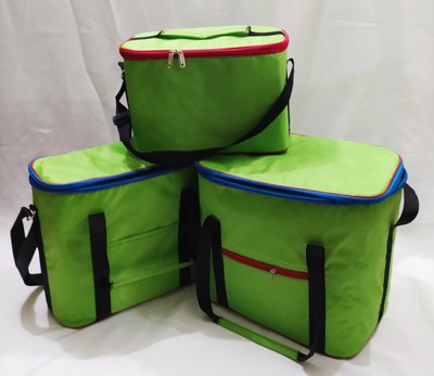 Комплект Сумок холодильников (термо сумка) 3 в 1 зеленый Fishmaster 12, 18 и 30 литров FXM-121830 фото