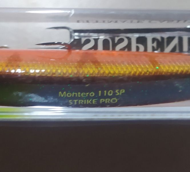 Воблер Strike Pro Montero 110 EG-190C(SP) 110mm 13.1g #TW001G 4713012503242 фото