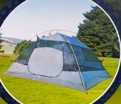 Палатка туристическая двухместная Lanyu (130+90)*230*115см арт. 1936 1936 фото